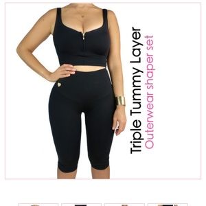 TRIPLE TUMMY LAYER OUTERWEAR SHAPER SET NWOT